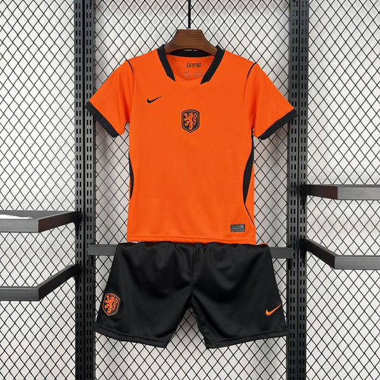 Kids Netherlands 2026 World Cup Home Kit