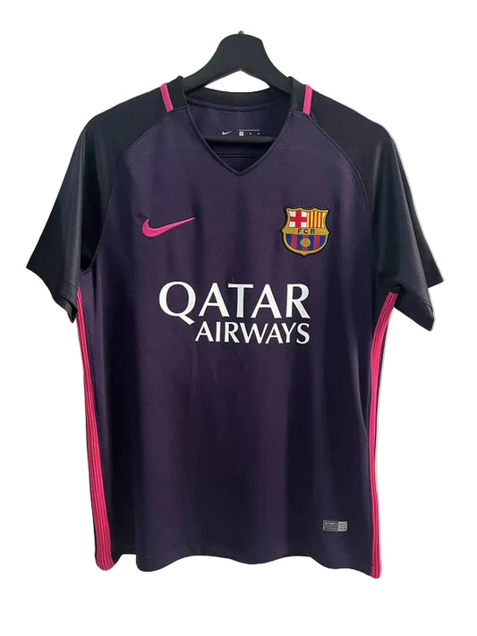 قميص برشلونة الأسود للرجال 16/17 (ريترو)