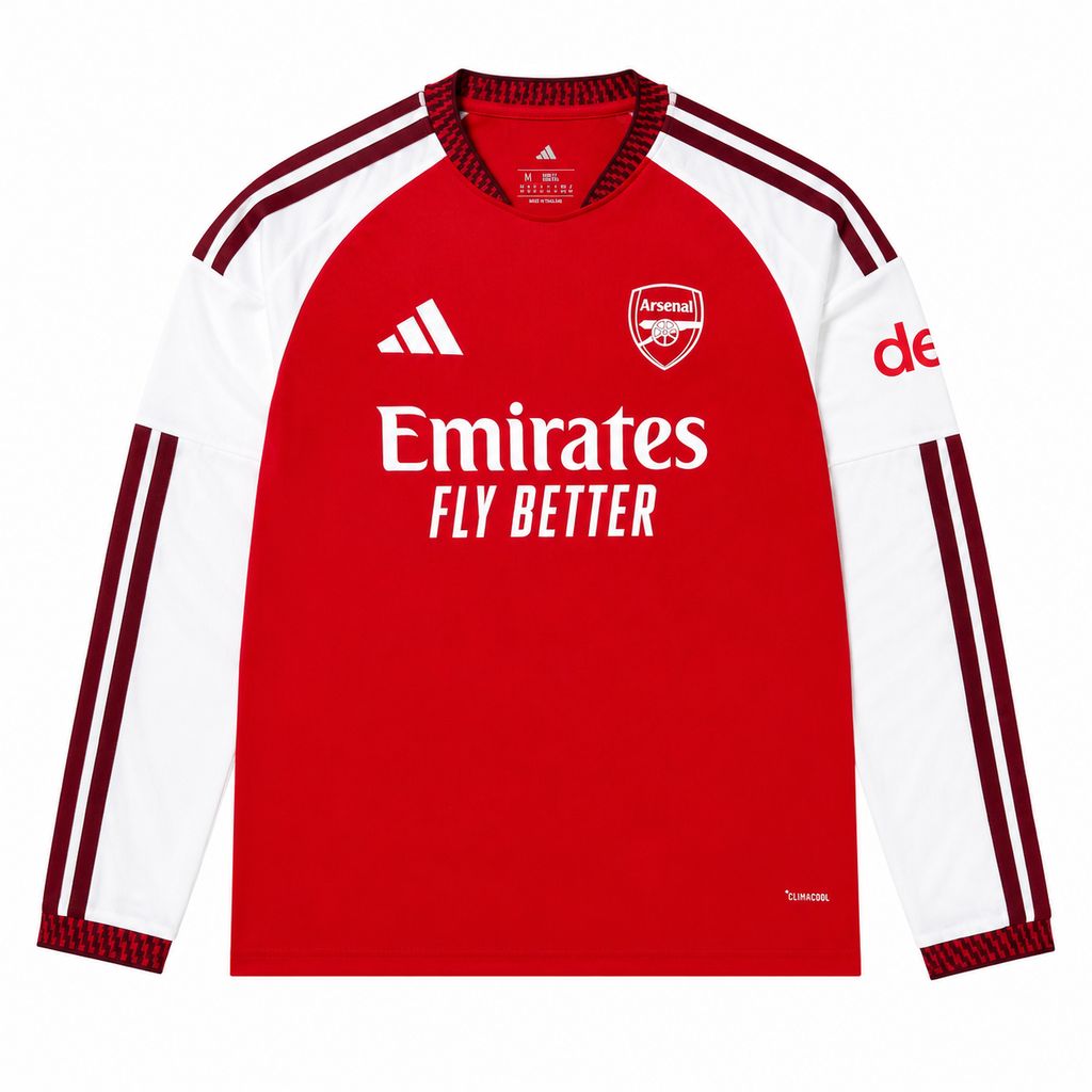 Arsenal 2026/27 Home Long Sleeve Jersey