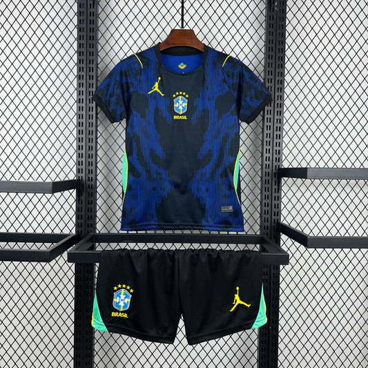 Kids Brazil 2026 World Cup Away Kit